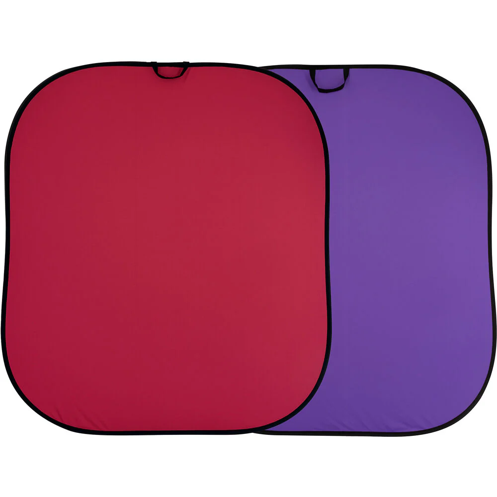 Manfrotto LL LB6752 Lastolite 1.8 x 2.15m Reversible Collapsible Background Red / Purple