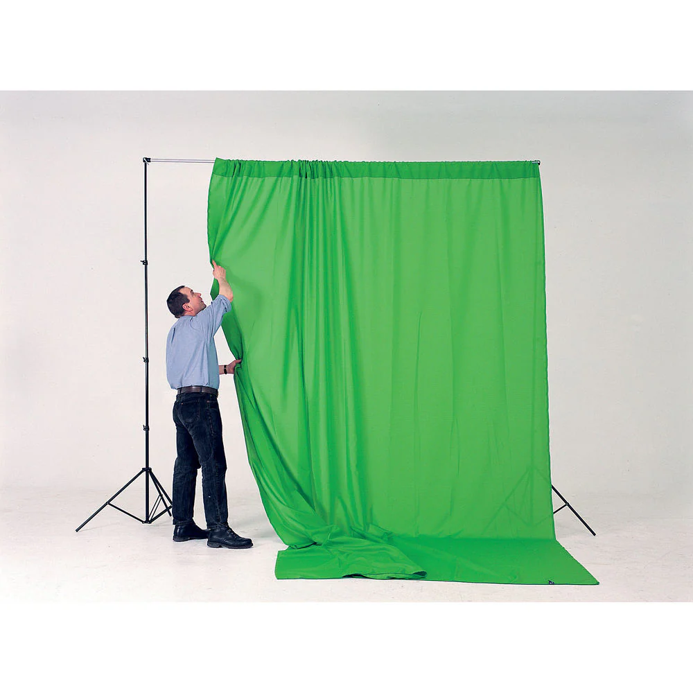 Manfrotto LL LC5781 Chroma Key Green Background Curtain 3 x 3.5m - Image 2