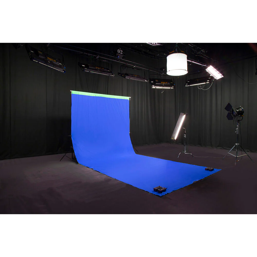 Manfrotto LL LC5887 Reversible Chroma Key Curtain Blue and Green Background 3 x 7m - Image 3