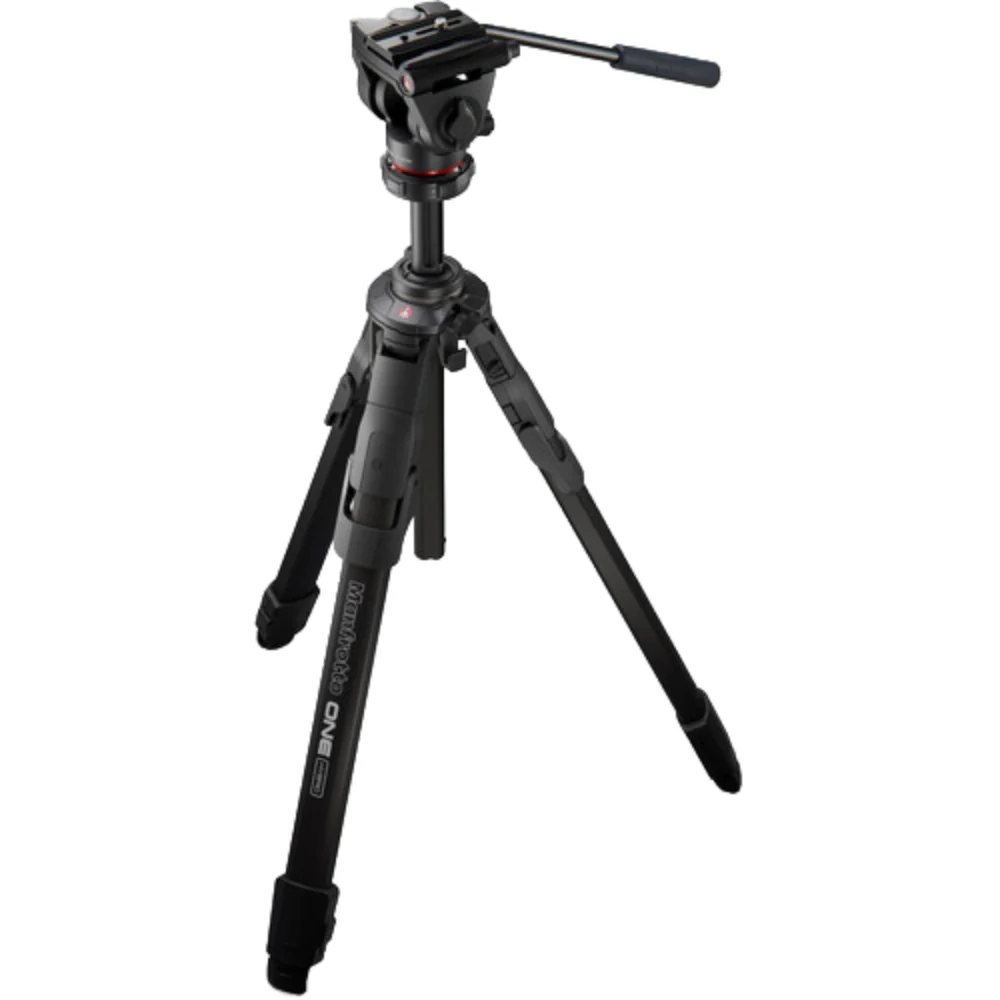 Manfrotto One Hybrid Aluminium Tripod with 500X Fluid Head