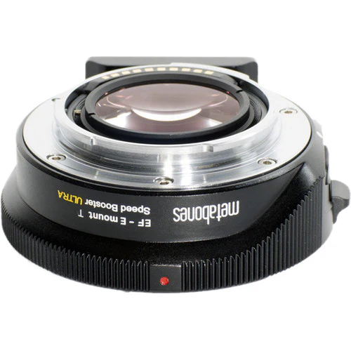 Metabones Canon EF to E Mount T Speed Booster ULTRA 0.71x II (Black Matt) - With Tripod Foot (MB_SPEF-E-BT4) - Image 5