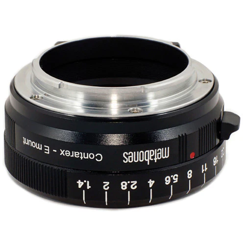 Metabones Contarex to E-Mount/ NEX T Adapter (Black Matt) - With Tripod Foot (MB_CX-E-BM1) - Image 3