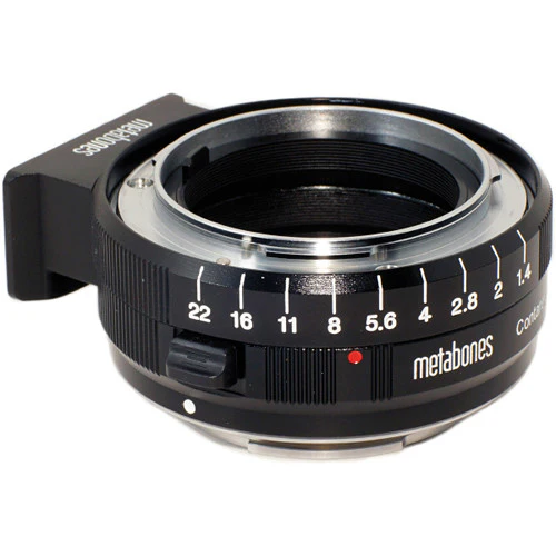 Metabones Contarex to E-Mount/ NEX T Adapter (Black Matt) - With Tripod Foot (MB_CX-E-BM1) - Image 4