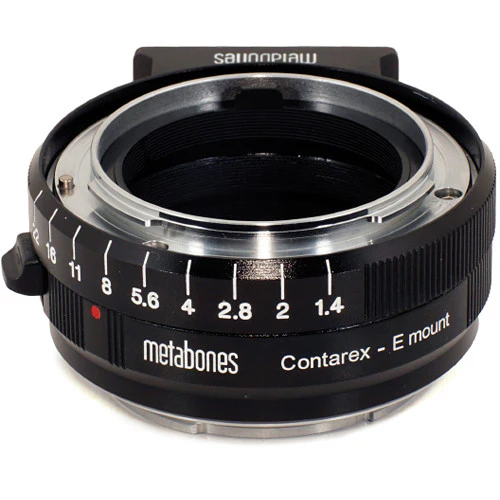 Metabones Contarex to E-Mount/ NEX T Adapter (Black Matt) - With Tripod Foot (MB_CX-E-BM1) - Image 5