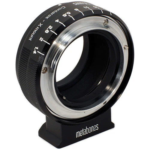Metabones Contarex to X-Mount/FUJI Adapter (Black Matt) - With Tripod Foot (MB_CX-X-BM1) - Image 3