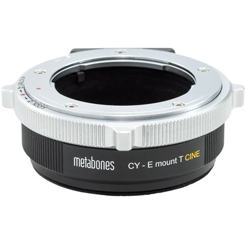 Metabones Contax Yashica to E-mount T Cine Adapter (Black Matt) - With Tripod Foot (MB_CY-E-BT2) - Image 3