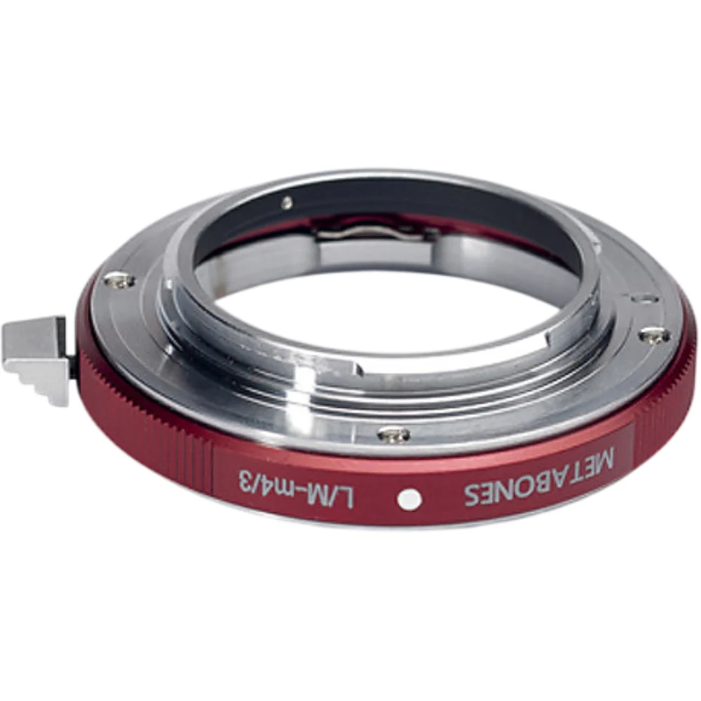 Metabones Leica M to Micro Four Thirds Adapter No Tripod Foot (Red) - Image 3