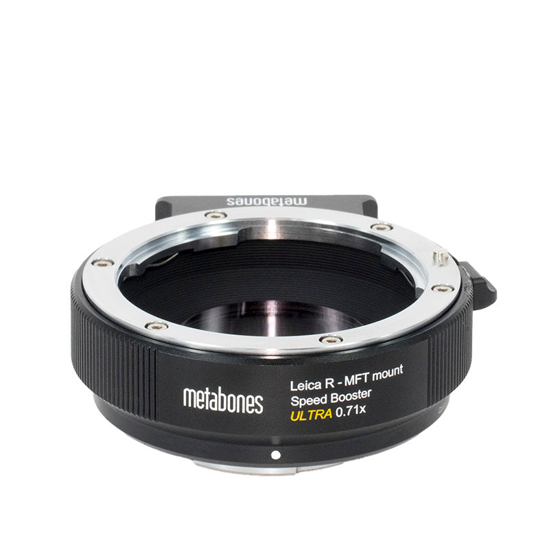 Metabones Leica R to Micro FourThirds Speed Booster ULTRA 0.71x (Black Matt) - With Tripod Foot (MB_SPLR-m43-BM3) - Image 3