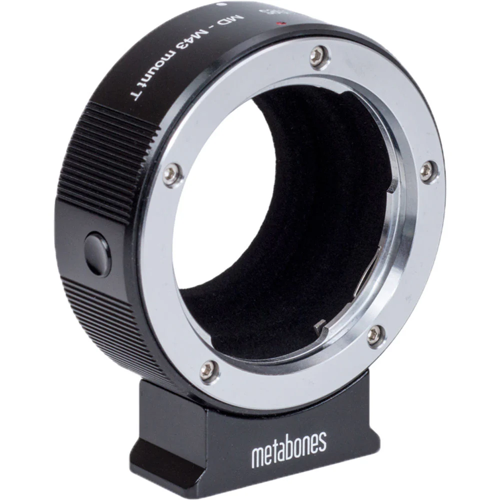 Metabones Minolta MD to Micro FourThirds adapter T (Black Matt) - With Tripod Foot (MB_MD-m43-BT1) - Image 4