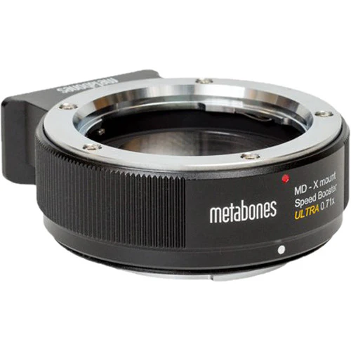Metabones Minolta MD to X-mount Speed Booster ULTRA 0.71x  (Black Matt) - With Tripod Foot (MB_SPMD-X-BM3) - Image 3