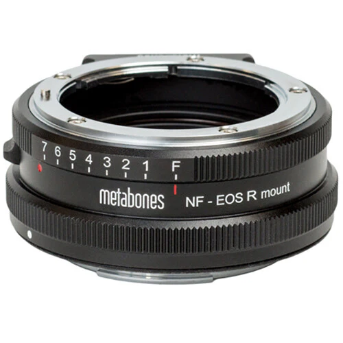 Metabones Nikon G to Canon EFR mount adapter (Black Matt) - With Tripod Foot (MB_NFG-EFR-BM1) - Image 2