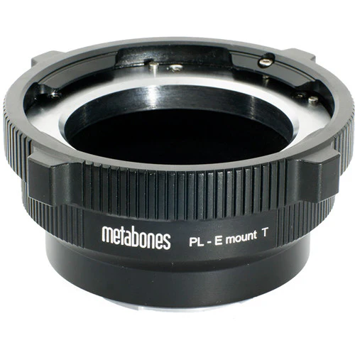 Metabones PL to E-Mount adapter (Black Matt) - With Tripod Foot (MB_PL-E-BT1) - Image 2