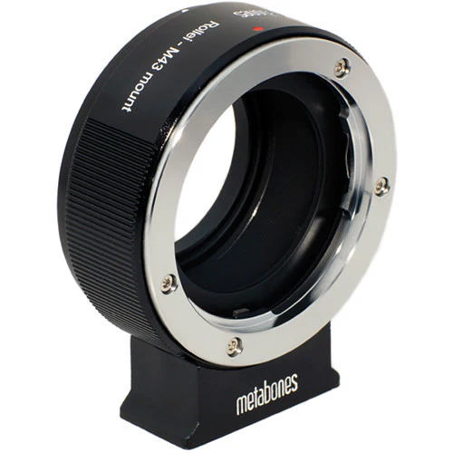 Metabones ROLLEI QBM to Micro FourThirds adapter (Black Matt) - With Tripod Foot  (MB_ROLLEI-m43-BM1) - Image 3