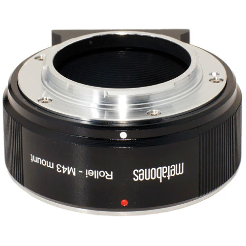 Metabones ROLLEI QBM to Micro FourThirds adapter (Black Matt) - With Tripod Foot  (MB_ROLLEI-m43-BM1) - Image 4
