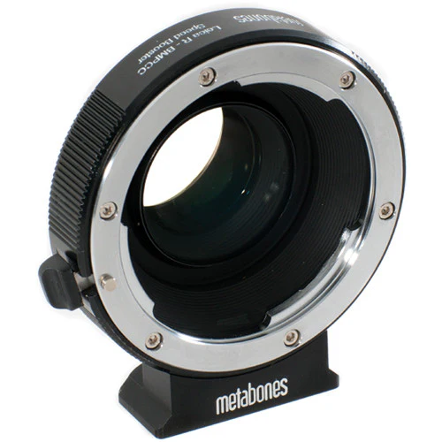 Metabones Speed Booster adaptor- Leica R to BMPCC Micro FourThirds (Black Matt) - With Tripod Foot (MB_SPLR-BMPCC-BM1) - Image 4