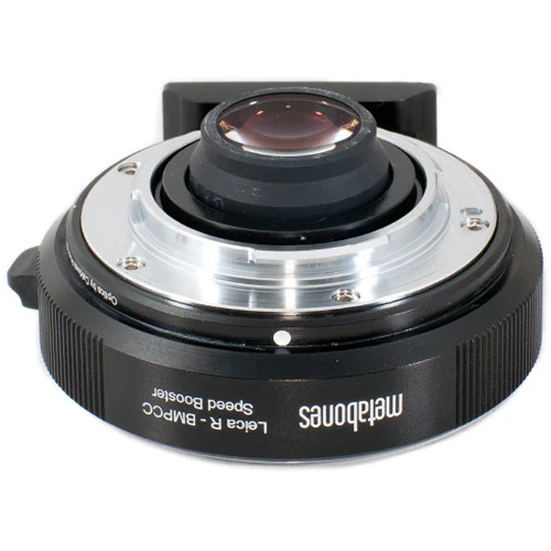 Metabones Speed Booster adaptor- Leica R to BMPCC Micro FourThirds (Black Matt) - With Tripod Foot (MB_SPLR-BMPCC-BM1) - Image 5