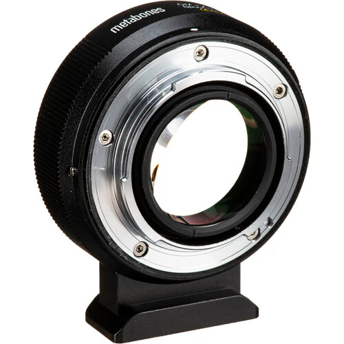 Metabones Speed Booster adaptor- Olympus OM to X-Mount ULTRA 0.71x (Black Matt) - With Tripod Foot (MB_SPOM-X-BM3) - Image 2