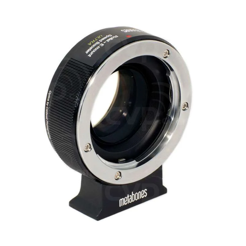 Metabones Speed Booster adaptor- ROLLEI QBM to X-Mount ULTRA 0.71x (Black Matt) - With Tripod Foot (MB_SPROLLEI-X-BM2) - Image 2