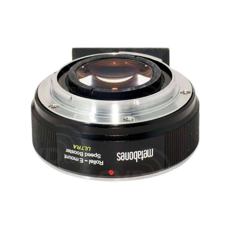 Metabones Speed Booster adaptor- ROLLEI QBM to X-Mount ULTRA 0.71x (Black Matt) - With Tripod Foot (MB_SPROLLEI-X-BM2) - Image 3
