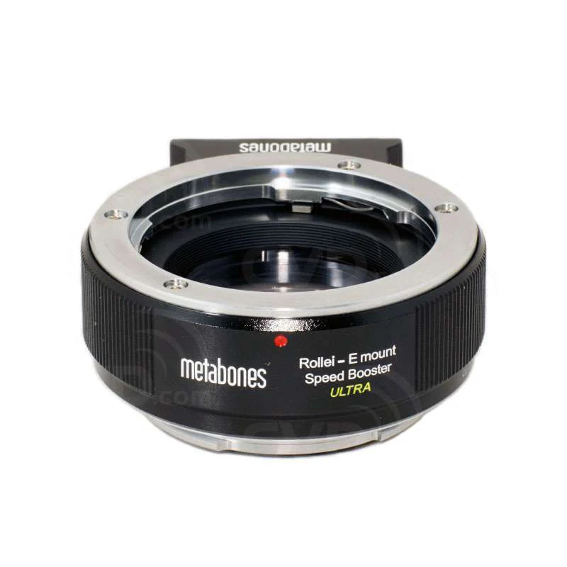 Metabones Speed Booster adaptor- ROLLEI QBM to X-Mount ULTRA 0.71x (Black Matt) - With Tripod Foot (MB_SPROLLEI-X-BM2) - Image 4