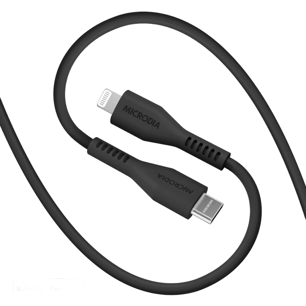 Microdia Fruitywire Liquid Silicon PD60W 2.6m USB-C to Lightning Cable - Image 3