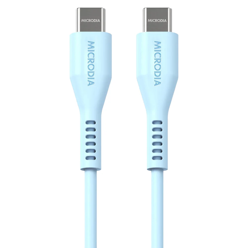 Microdia Fruitywire Liquid Silicon PD60W 2.6m USB-C to USB-C Cable - Image 2