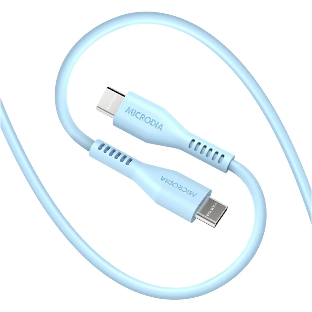 Microdia Fruitywire Liquid Silicon PD60W 2.6m USB-C to USB-C Cable - Image 3