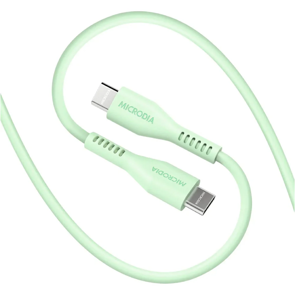 Microdia Fruitywire Liquid Silicon PD60W 2.6m USB-C to USB-C Cable - Image 5
