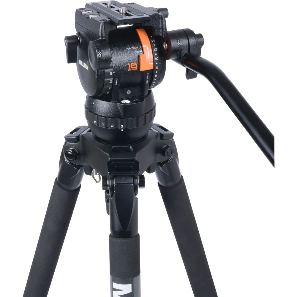 Miller CX6 Fluid Head with Solo 75 2-Stage Alloy Tripod System - Image 7