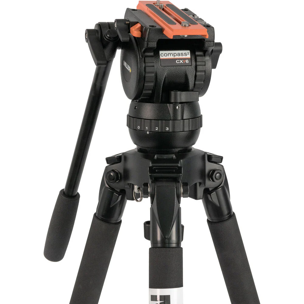 Miller Versa CXV6 Head, Solo 75 2-Stage Alloy Tripod & Soft Case Kit - Image 2