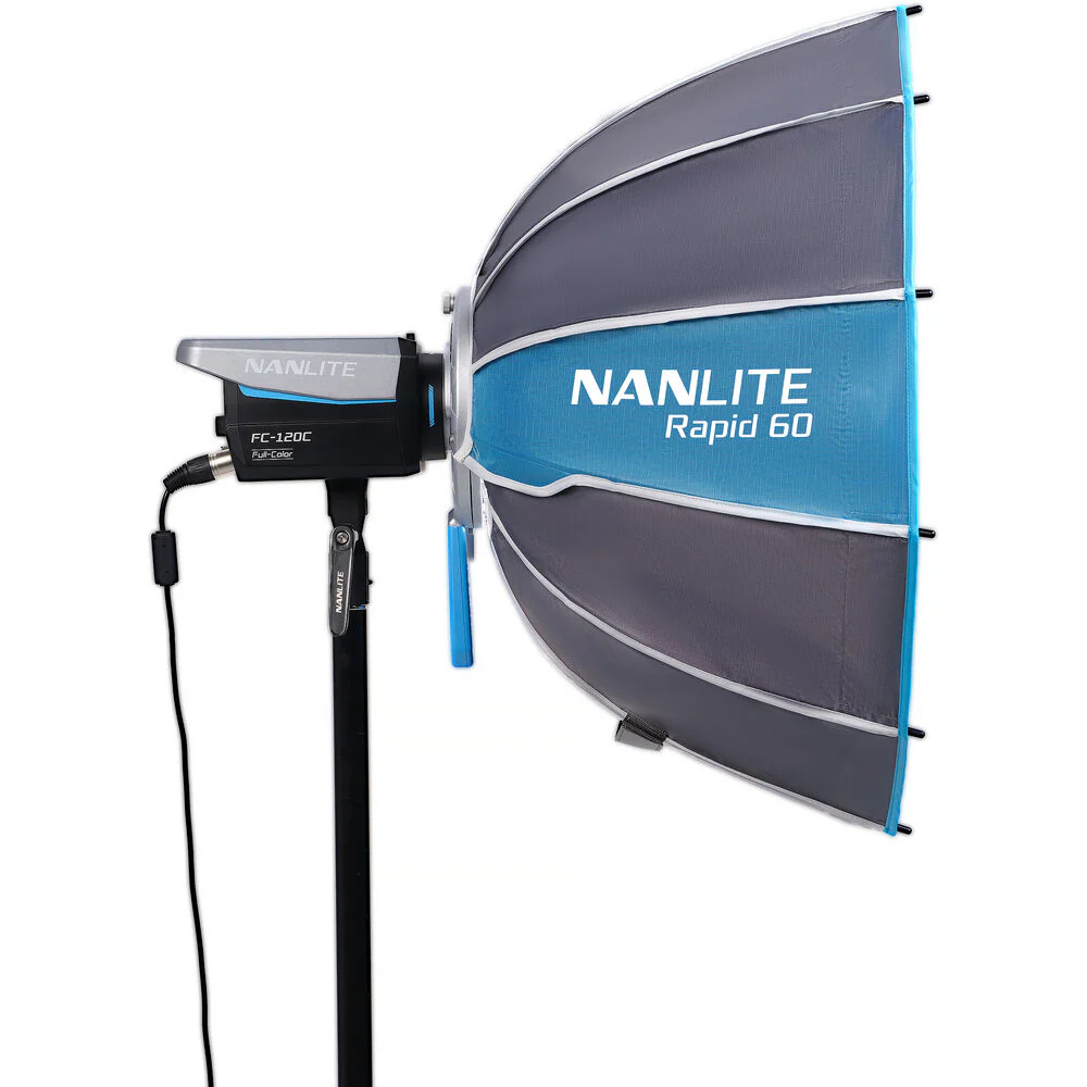 Nanlite 60cm Rapid Parabolic Soft Box for Forza 60 FC120 Evoke 150C - Image 4