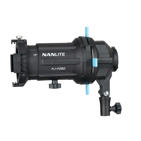 Nanlite Creative Light Kit, including a Forza 60B, Softbox, Grid, Projector attachment, Pavotube 6C and Stand - Image 7