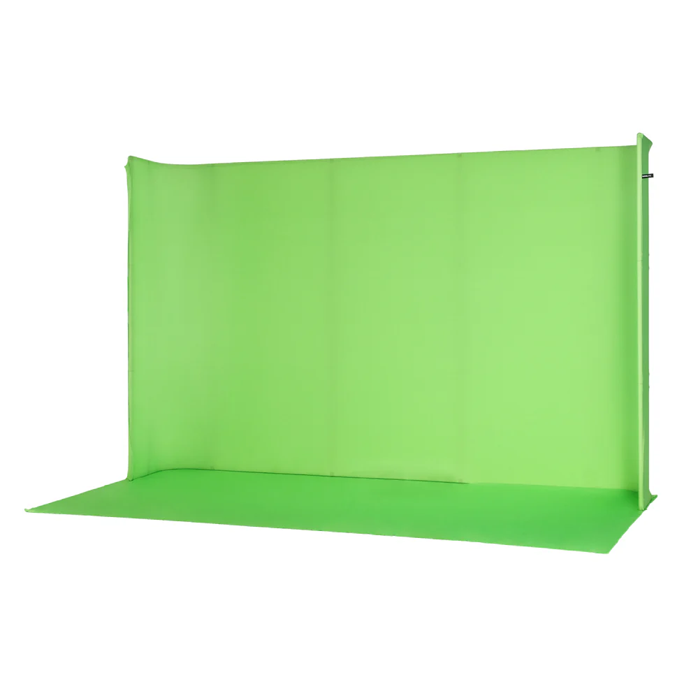 Nanlite LG-3522U 3.5m wide U shaped Chromakey Green Screen self standing kit - Image 2