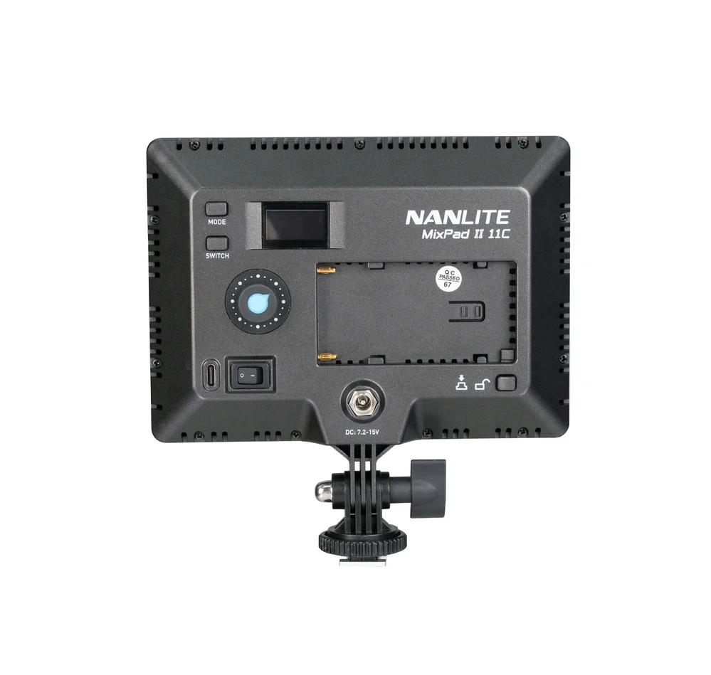 Nanlite Mixpad 11 Series II RGB on-camera LED light with power supply - Image 4