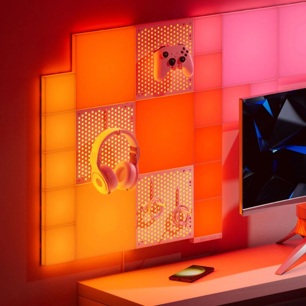 Nanoleaf Blocks - Small Squares Add-On Kit (4 Pack) - Image 3