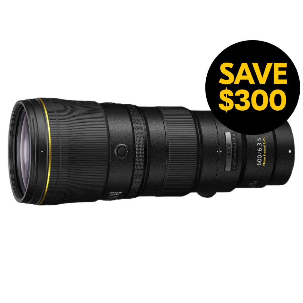 Nikon NIKKOR Z 600mm f/6.3 VR S Lens
