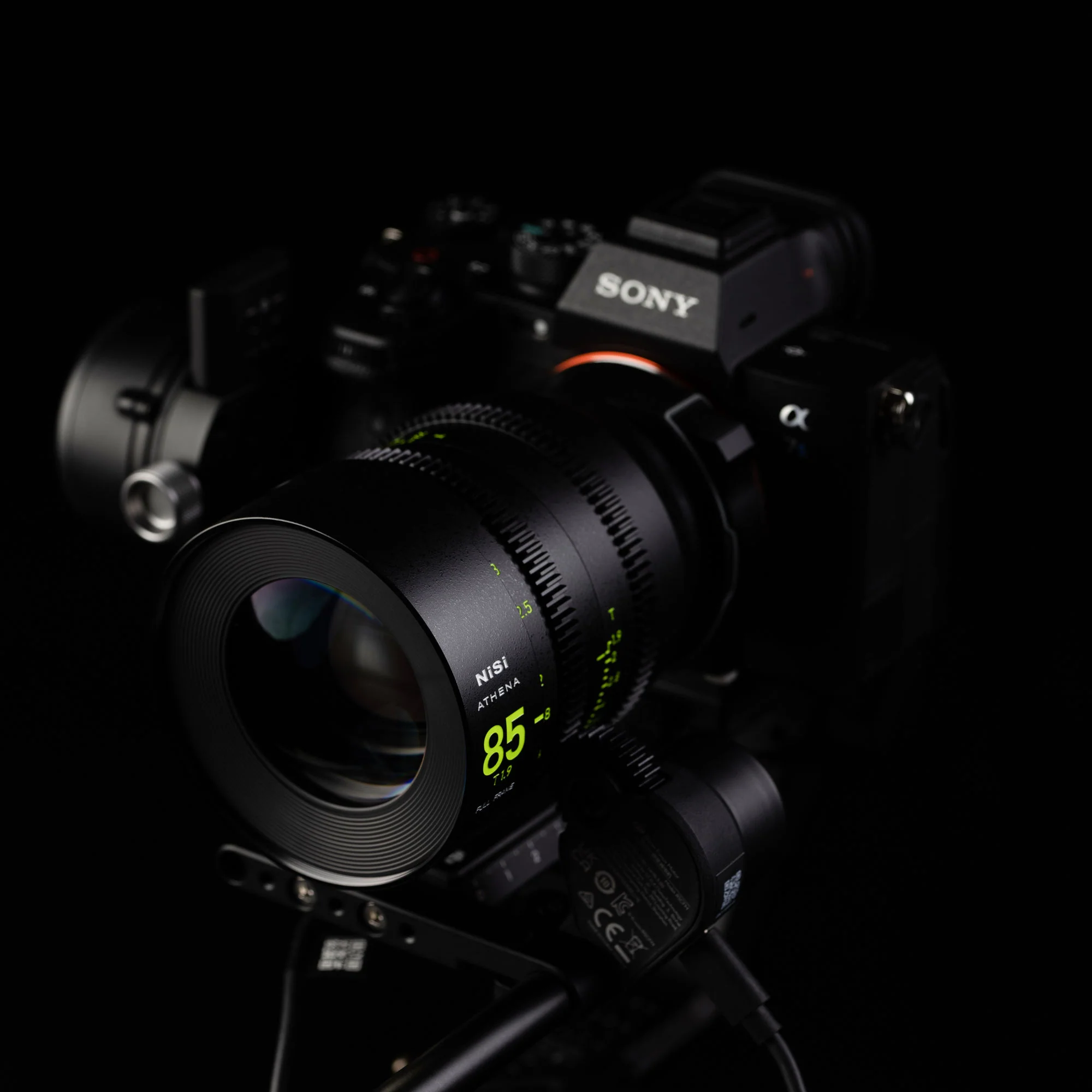 NiSi ATHENA PRIME Full Frame Cinema Lens Kit with 5 Lenses 14mm T2.4, 25mm T1.9, 35mm T1.9, 50mm T1.9, 85mm T1.9 + Hard Case (E Mount) - Image 10