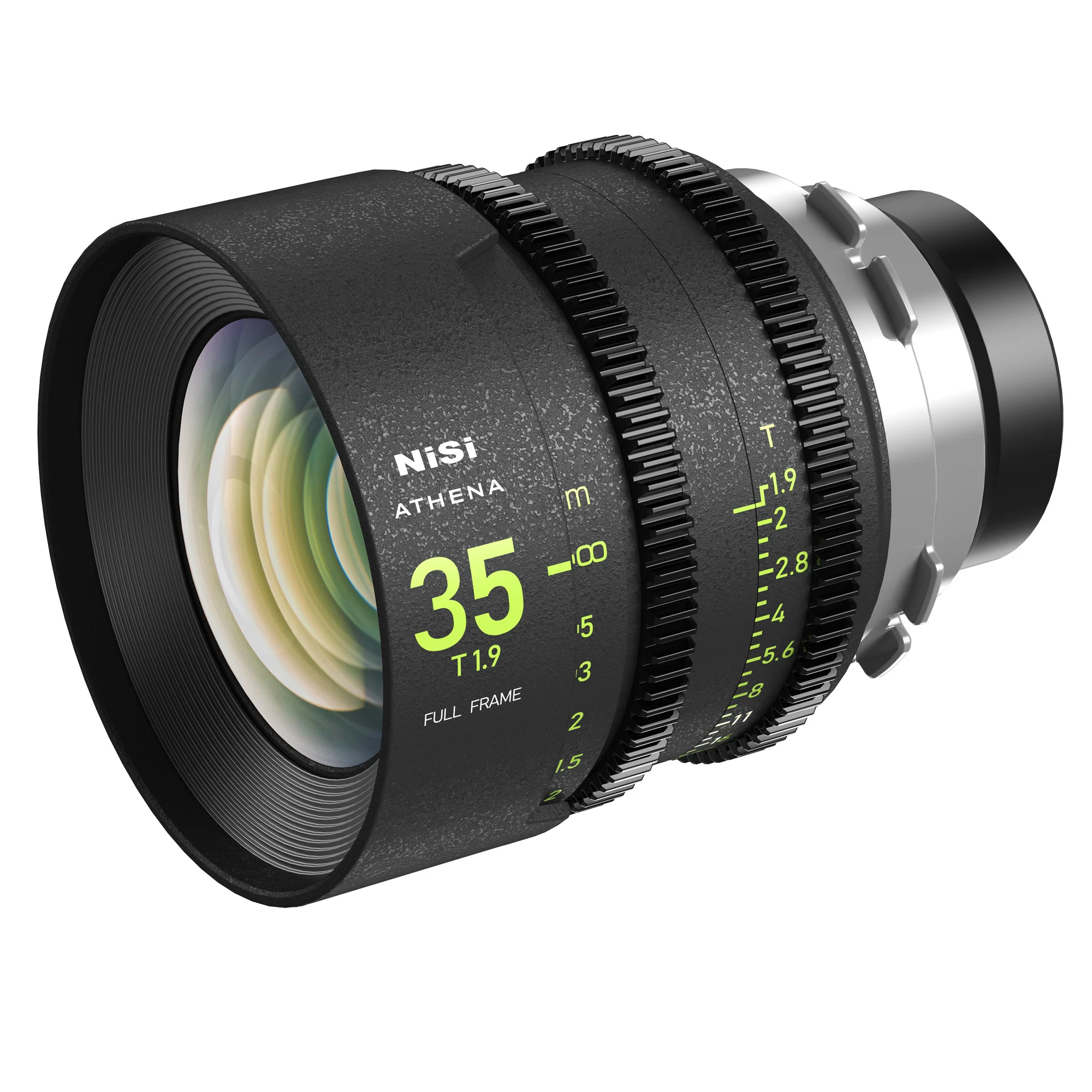 NiSi ATHENA PRIME Full Frame Cinema Lens Kit with 5 Lenses 14mm T2.4, 25mm T1.9, 35mm T1.9, 50mm T1.9, 85mm T1.9 + Hard Case (PL Mount) - Image 7