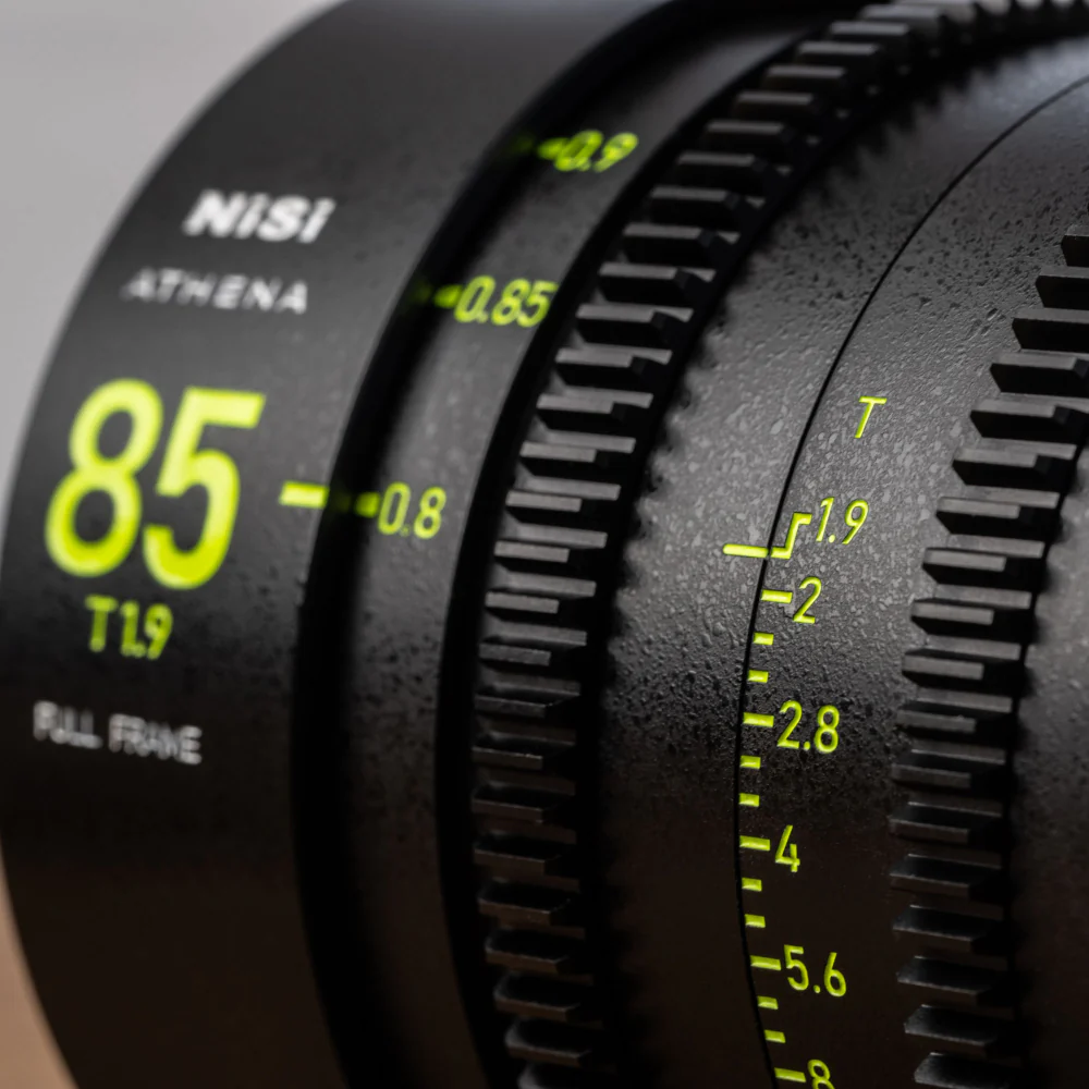 NiSi ATHENA PRIME Full Frame Cinema Lens Kit with 5 Lenses 14mm T2.4, 25mm T1.9, 35mm T1.9, 50mm T1.9, 85mm T1.9 + Hard Case (L Mount) - Image 6