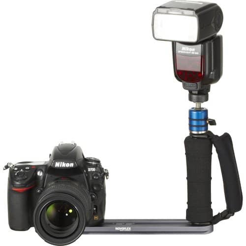 Novoflex FLASH-GRIFF Flash Grip Flash Bracket with Strap & Ballhead - Image 3