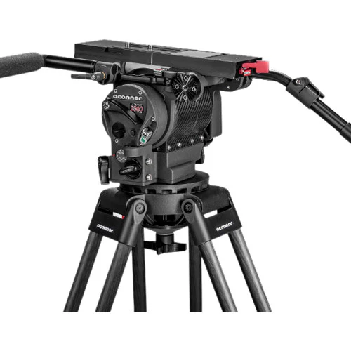 O'Connor 2560 Head & 60L Mitchell Tripod with Floor Spreader - Image 3