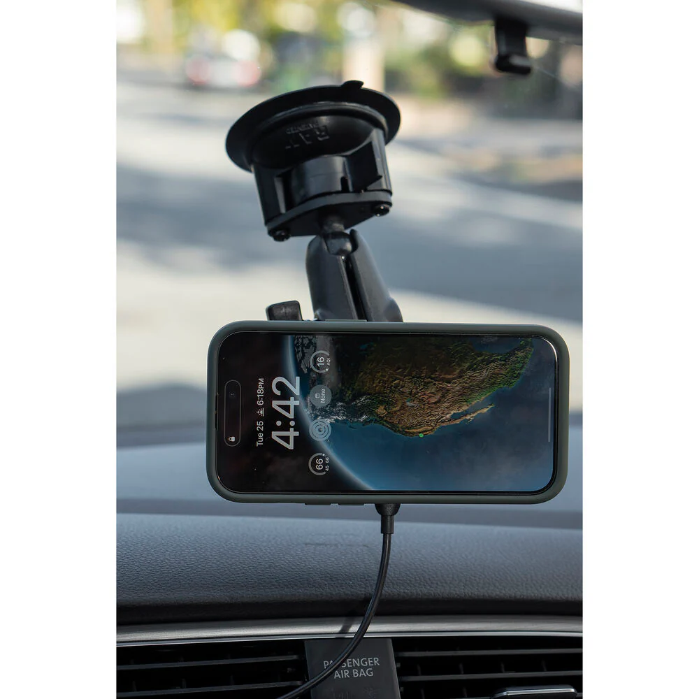 Peak Design Mobile - Car Mount 20mm Ball Adapter v2 - Qi2 Charging - Black - Image 6