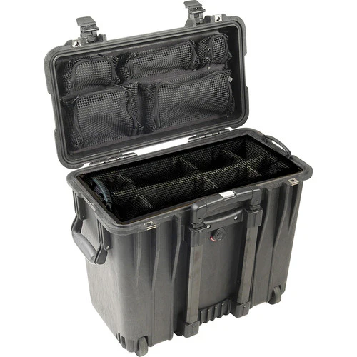 Pelican 1440 Case With Dividers And Lid Organiser - Black