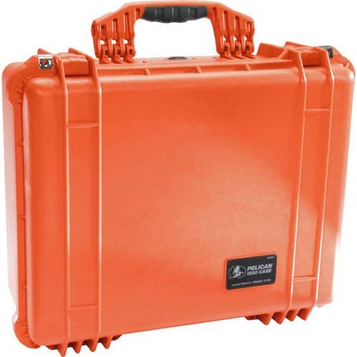 Pelican 1550 Case with 4-Piece Foam Set (Orange) - Image 2