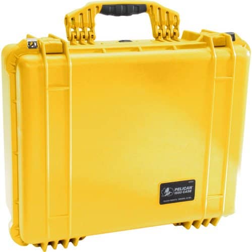 Pelican 1550 Case with 4-Piece Foam Set (Yellow) - Image 2