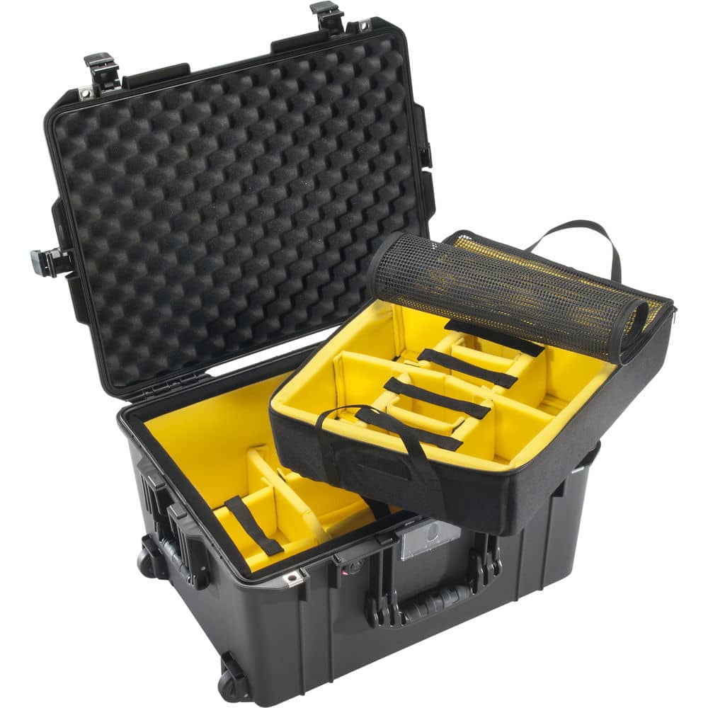 Pelican 1607 Air Case With Padded Dividers - Black - Image 5