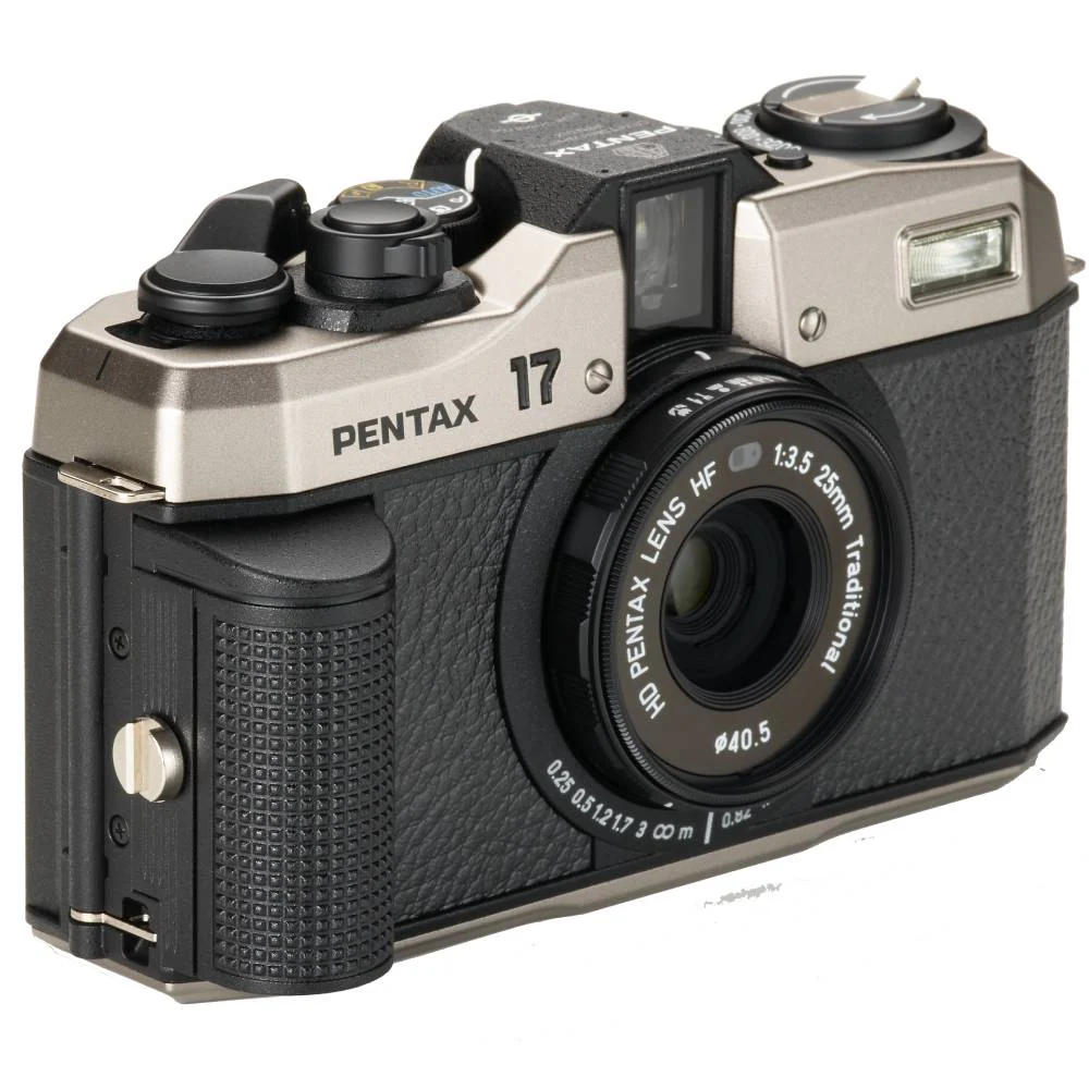 Pentax 17 HF 35mm Film Camera (Silver/Black) - Image 3