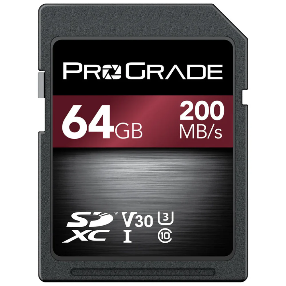 ProGrade Digital Strontium 64GB SDXC UHS-I 200MB/s Memory Card - V30