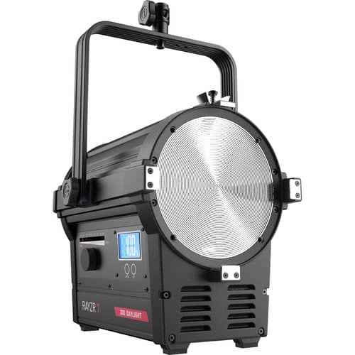 Rayzr 7 200BM Bi-Color Premium Pack 7" LED Fresnel Light inc Barn Doors and Case - Image 2