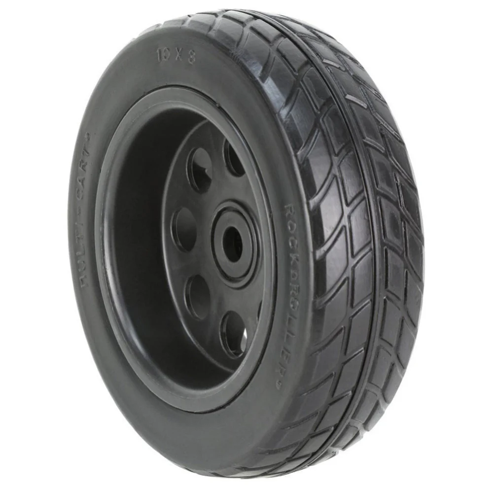 Rock N Roller 10x3 Rtrac Wheel for R10 R12 2pk  Black Hub
